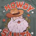 Women's Retro Santa Claus Graphic Pullover Vintage Crewneck, S