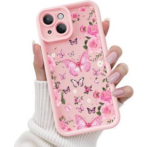 Case for iPhone 14, Silicone Shockproof Cover Women