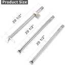 67558 Burner Tubes Replacement Parts for Weber Summit 660 670 Gas Grill Models, 8 Pack Pipe Grill Burner Tubes, Stainless Steel