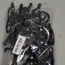 Mr. Pen- Space Saving Hangers for Clothes, 16 pcs, Black, Plastic Multi Clothes Hangers Space Saving, 5 Slots, 360 Rotating Hooks