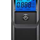 Breathalyzer, Alcohol Breathalyzer Tester with LCD Digital Display, Portable Breathalyzer for Home and Party Use (Includes 10 Mouthpieces)