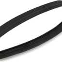 uxcell 2Pcs Black Rubber Car Wheel Eyebrow Arch Trim Lips Strip Mudguard Guard Protector
