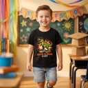 Last Day of School Shirt Kids Happy Last Day of School T-Shirt Boys & Girls Summer Break Tee 3T-8T (Black)