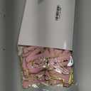 WILLBOND 52 Pcs Chenille Letter Patches A-Z, Self Adhesive Alphabet Patches for Clothes, Bags, Hats DIY, Name Craft & Personalized Best Mom Groovy Wedding Gifts(Pink, Red,2.8 Inch)