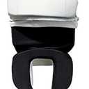 STX Field Hockey Reversible Shin Shield, Black/ White, Youth
