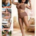 PoseFree Jelly Bras for Women No Underwire Supportive Wireless Comfort Full Coverage Push Up Plus Size for Older Women (Beige, XXL)