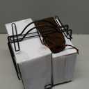 YHOSSEUN Ceramic Espresso Cups Set of 6, 4 Oz Expresso Shots Cup with Stand, Saucers & Spoons, Small Coffee Cup for Double Espresso, Mocha and Tea, Green