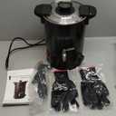 FAST MELT 5 Liter Wax Melter for Candle Making, Electric Wax Melting Pot with Easy Pour Spout & 30-110C Temp Control, Easy Clean for Home Candle Business Starter (Heat Gun + Gloves + Measuring Cup)