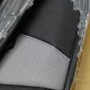 Pickup Seats Covers Compatible with Chevy Silverado 1500 GMC Sierra 2007-2013 & 2019-2024 Custom Trail Boss Compatible with Chevrolet Silverado 1500 Waterproof Faux Leather Seat Covers (Gray)