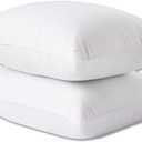 Hotel Collection Thick Bed Pillows Standard Size Set of 2 Soft Plush Fluffy Side Sleeper Pillow for Adults Back Sleeping High Loft Medium Firmness White 20x26 inches