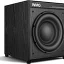 10" Powered Home Subwoofer, 300W RMS, High-Fidelity Bass, MDF Enclosure with Heat Sink