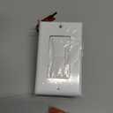 KEYGMA 0-10V LED Dimmer Switch, Low Voltage Dimmer Switch for Dimmable LED Lights, CFL, Halogen and Incandescent Bulbs, Single-Pole or 3-Way, Wallplate Included, ETL Listed (White, 5 Pack)