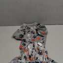 SCENEREAL Fleece Dog Pajamas for Small Medium Large Dogs, Warm Soft Puppy Jumpsuit, Adorable Bones Paw Print Pet Sweaters Clothes, Doggy Pjs Cat Coat for Boy Girl, L