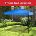 1010 Canopy Replacement Top, Pop Up Canopy Replacement Tent Cover for Straight Leg Frame, Waterproof Canopy Top Cover for Garden Patio Camping (Top Only)(Blue)