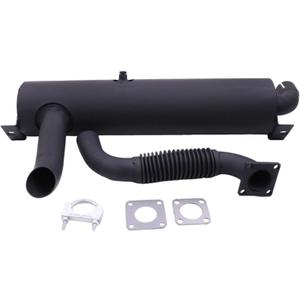 AIVWUMOT Muffler Kit 6683915 7107449 6677363 6727753 Compatible with Bobcat S150 S160 S175 S185 S205 T180 T190 Compatible with Kubota Engine V2003 V2403