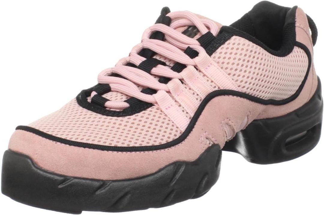 Bloch womens Boost Drt Suede and Mesh Split Sole Dance Shoe, Pink, 7.5 US