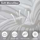 Luxudecor Floral Comforter Set Twin Size, 6 Pieces Bed in a Bag Purple Floral Comforter and Sheet Set, Soft Microfiber Purlple Complete Bedding Sets for All Seasons 68"86"