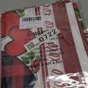 XCHI Plaid Love Hearts Valentine’s Day Tablecloth Rectangle Table Cloth Washable Table Covers for Indoor Outdoor Dining Home Party Decorations 60x84 Inch