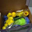 Dinosaur Shooting Toys for Kids 3-5 Years, Movable Target Shooting Games with 2 Air Pump Launcher, Interactive Competition Game Gift for Boys and Girls Ages 3 4 5 6 7 8 Years Old (2 Popper Guns)