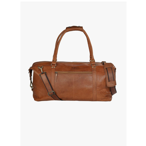 Leather Travel Duffel Weekender Bag Carry-on Overnight Bag Sports Duffel bag with Adjustable Strap For Men and Women by MaheTri | Ideal for gifts | Gift for him