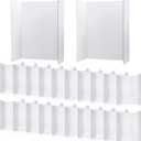 24 Pcs 24 x 36 Inch Trifold Poster Display Boards White for Science Fair Presentation Projects Photo Exhibition Display Tri fold Board Foldable Paperboard for School Supplies Bulk Business