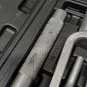 DURATECH 5-Piece Ball Joint Separator Set, Pickle Fork Tool Set, Tie Rod Removal Tool Set, 1-1/8", 15/16", 11/16", for Cars and Light Vans, with Suitcase