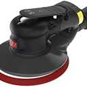 3M Random Orbital Sander, Xtract Pneumatic 88954, 6 in, with Central Vacuum Attachment, 3/16 in Orbit, Ergonomic and Lightweight ROS, .28 HP (209W) Motor
