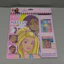 Horizon Group USA Barbie Magazine - Create Hair & Makeup Looks with 130+ Stencils, 180+ Stickers, Crayons & Pretend Makeup
