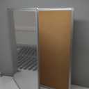 Double-Sided Large Cork Board, 60" x 36" Foldable Hanging Aluminum Framed Bulletin Board, Vision Board Pin Board Corkboards for Walls, Office, School Decor, 20 Pushpins