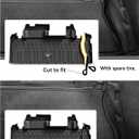 3W Cargo Mat Custom Fit for 2021-2026 Toyota Sienna, TPE Trunk Mat for Sienna 7 Seat & 8 Seat Car Accessories, Heavy Duty Cargo Liner