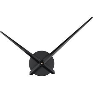 Timelike 3D Clock Hands, Large Clock Needles Quartz Movement, Wall Clock Mechanism Kit, DIY Parts Replacement (Black-T42B)