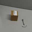 Himaweek 1/2 Inch Straight Gas Key Valve Kit for Fire Pit Fireplace with Flange and 3 Inches Key, Chromed (1/2'' Kit)