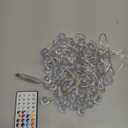 OMIKA Color Changing Indoor String Light USB Plug, 16.5ft 50 LEDs Crystal Globe Fairy Lights with Remote Timer Ambient Lighting for Girls Bedroom Home Xmas Halloween Party Decor (24 Colors)