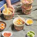 2 x Nongshim Tonkotsu Ramen with Kuromayu Noodle Big Bowl, 3.56 Ounce (Pack Of 6) (EXP 01/05/27)