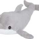 Wild Republic Dolphin plush, Stuffed Animal, Plush Toy, Gifts for Kids, Sea Critters 11 inches