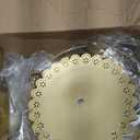 ZUMELER Gold 5Pcs Cake Stands Set Metal Round Cupcake Holder Cookies Dessert Display Plate Serving Tower Tray Platter with Handl for Baby Shower Wedding Birthday Party Celebration