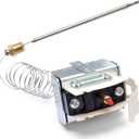 PP10084 High Limit Thermostat Fryer Switch with Manual Reset, Compatible with Pitco Fryer for VF35, MGII, SG14 35C, 45C+ 18S, 18 E500D, 1/4" Thread Mpt Stuff Box, 450F/230C Hi Limit Thermostat
