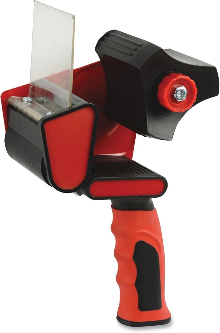 Sparco 3" Packaging Tape Dispenser, 1/EA (SPR68535), Red and Black