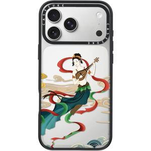 Clear TPU Phone Case Cover for iPhone 17 Pro Max with Design, Drop Protection, Cute Case for Girl Women, Chang'e Flies The Sky