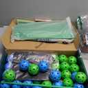 130 Piece Glow in The Dark Fort Building Kit - Indoor Play Engineering Set with Connecting Sticks & Balls - Creative STEM Building Toys