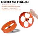6-1/8 Inch Hole Saw with Arbor for Metal Wood Plastic, 6.1 in Bi-Metal Hole Cutter for Different Project with Smooth and Flat Drilling Edge, Fast Chip Removal,Lighter and Portable