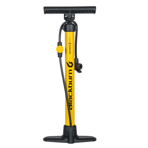 Blackburn Air Tower 2 Sport and Bicycle Floor Pump, 100 PSI, Yellow
