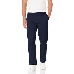 Tommy Hilfiger Men's Stretch Chino Pants in Custom Fit, Navy Blazer, 33W x 30L