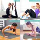 Gruper Yoga Mat Non Slip, Eco Friendly Fitness Exercise Mat with Carrying Strap,Pro Yoga Mats for Women,Workout Mats for Home, Pilates and Floor Exercises