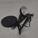 Dimmable Floor Lamp with Flexible Gooseneck and Rotatable Shade, Modern Style Standing Tall Lamp, E26 Socket, LED Reading Lamp (Black)