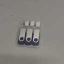 3 Pack 64GB USB Flash Drive with Type C Adapter and Storage Box USB 2.0 High Speed Metal Pen Drive 360 Rotatable Storage Memory Stick for Phone/Pad/PC/Laptop/Android - Black(3-Pack 64GB)