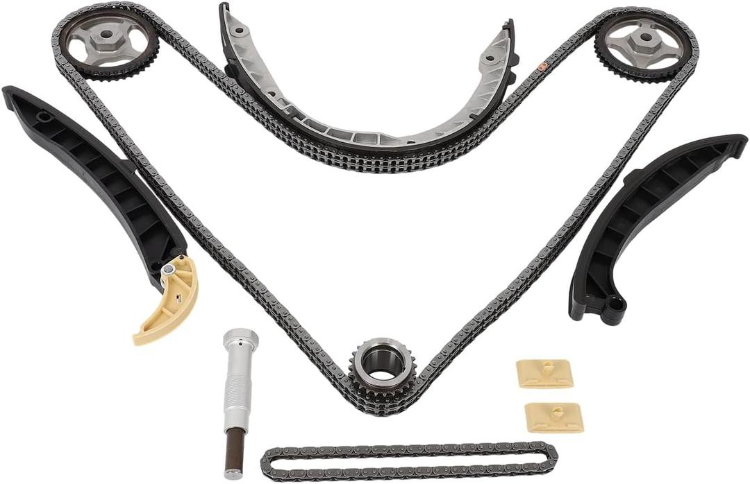 SCITOO Timing Chain Kit suitable for Porsche Cayenne,for Porsche Panamera 2008-2019 50038661,94810516910,94810725212,94810518111,94810223111,9481051801194810502312,94810506510,94810506811