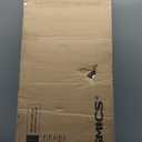 SONGMICS 6 LEDs Mirror Jewelry Cabinet, 47.2-Inch Tall Lockable Wall or Door Mounted Jewelry Armoire Organizer with Mirror, 2 Drawers, 3.9 x 14.6 x 47.2 Inches, White UJJC93W