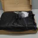 Garage Door Screen, 16x7 Ft Magnetic Closure Heavy Duty Weighted Bottom Garage Screen Doors for 2 Car Garage, Fiberglass Mesh Anti Annoying Animal Out (Black)