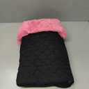 Tadpoles Quilted Stroller & Car Seat Cover - Black & Pink | 27" x 20" x 2" | Made of 100% Super Soft Microfiber Polyester | Warm, Gentle & Durable | Ideal for Use as a Stroller Cover & Car Seat Cover (Light Grey)